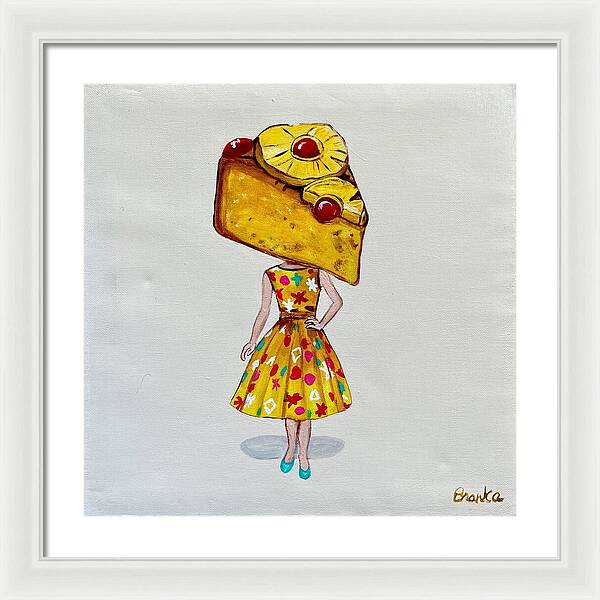 Sweetcakes Pineapple Upside Down - Framed Print