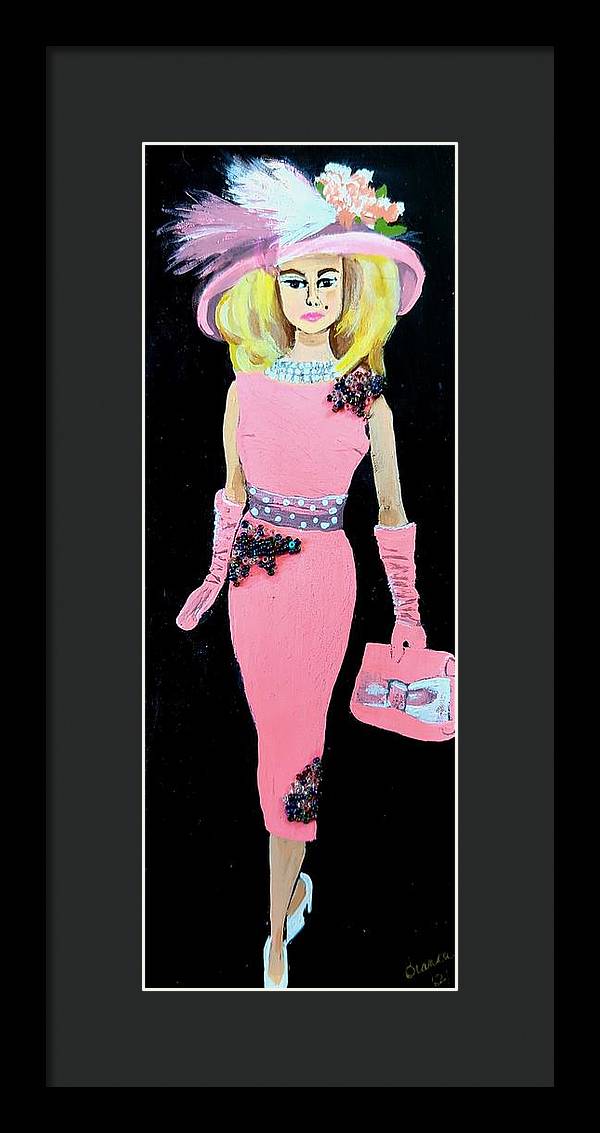 Barbie in Pink - Framed Print