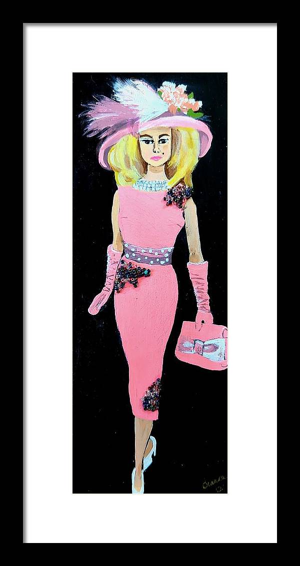 Barbie in Pink - Framed Print