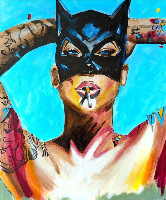 Bat Girl - Art Print