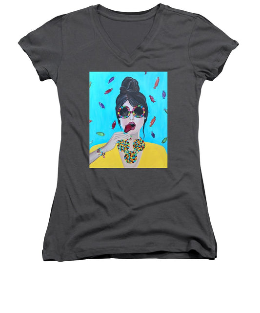 Candy Girl - Women's V-Neck