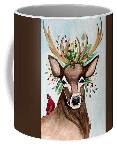 Christmas Buck/Cardinal - Mug
