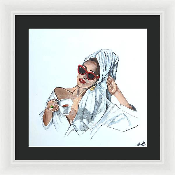 Coffee in the morning - Framed Print