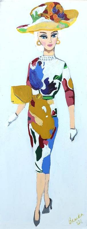 Colourful Dress Barbie - Art Print