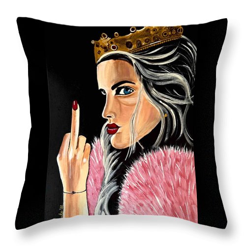 Conspiracy Queen - Throw Pillow
