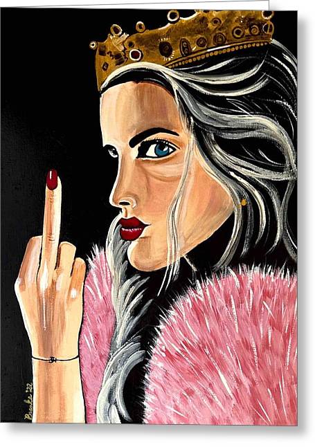 Conspiracy Queen - Greeting Card
