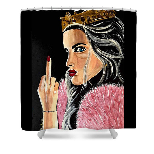 Conspiracy Queen - Shower Curtain