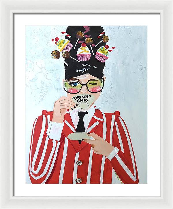 Drink Chic - Framed Print
