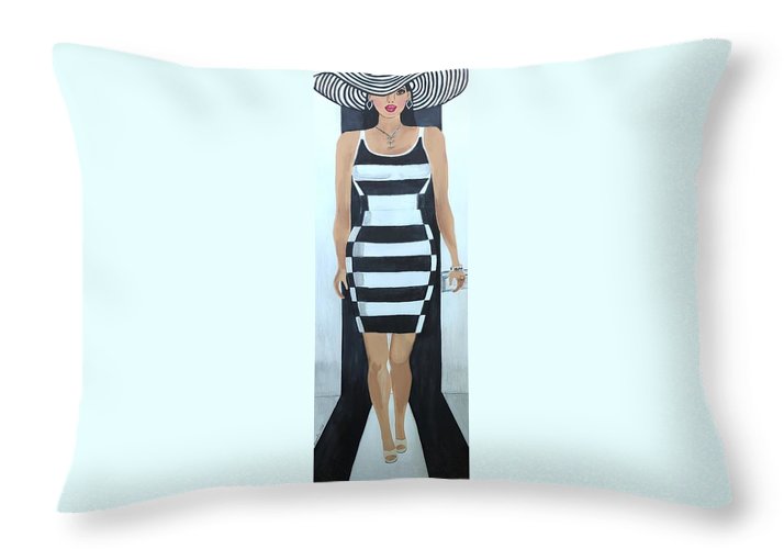 Ebony - Throw Pillow