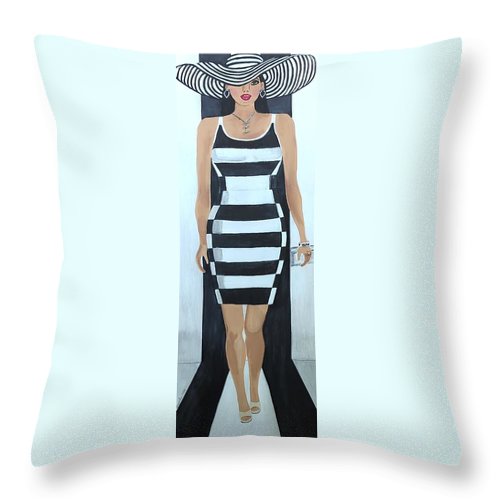 Ebony - Throw Pillow