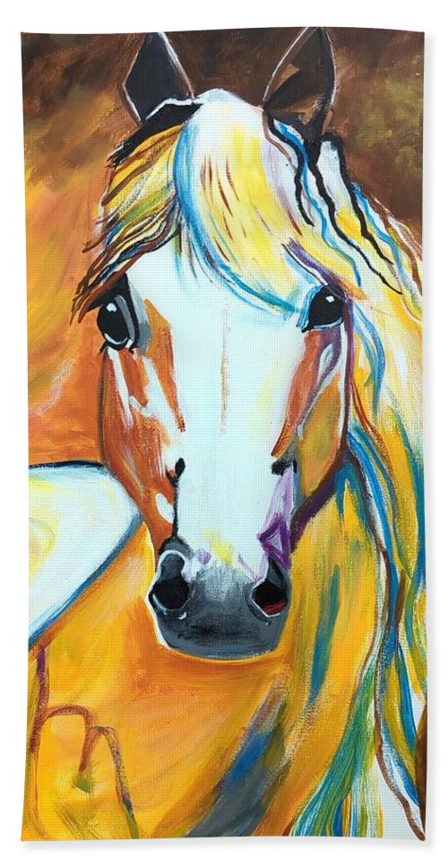 First Horse - Beach Towel