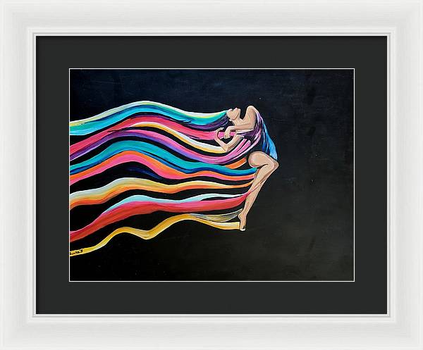 Going with the Flow - Framed Print