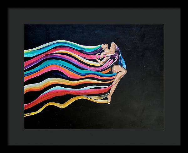 Going with the Flow - Framed Print