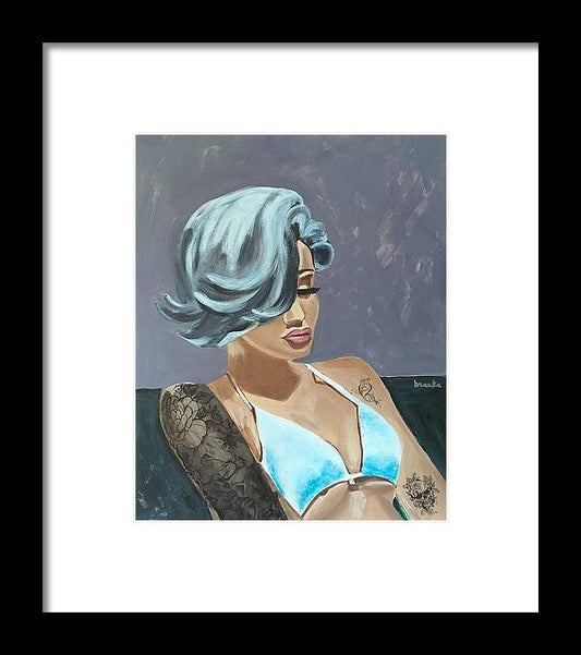 Indigo - Framed Print