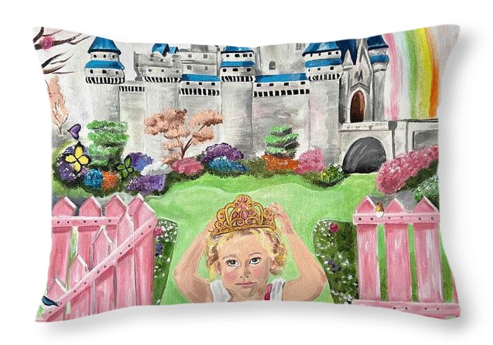 Isla Stone Castle - Throw Pillow