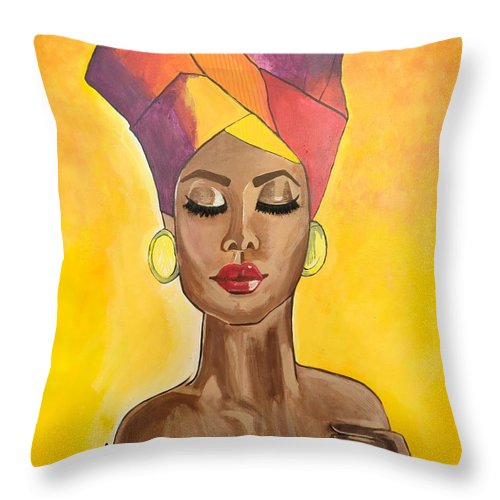 Janelle - Throw Pillow