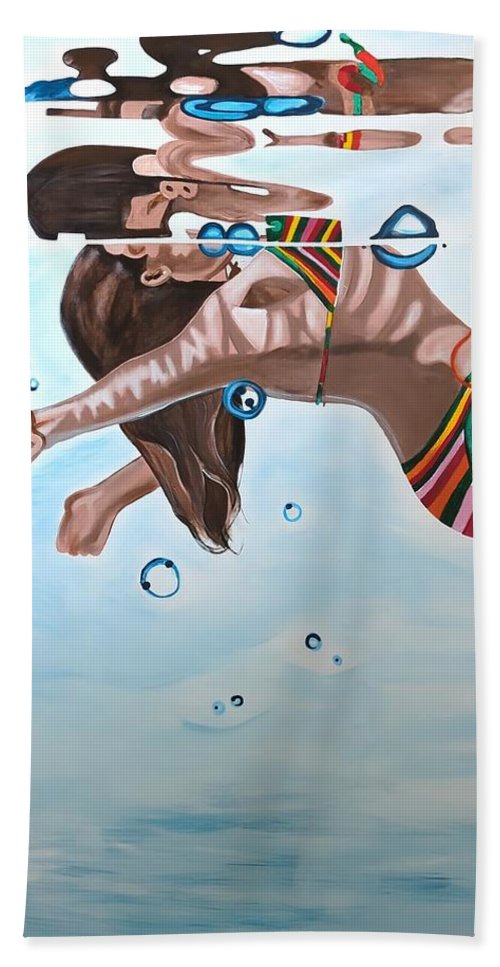 Just Floating - Beach Towel