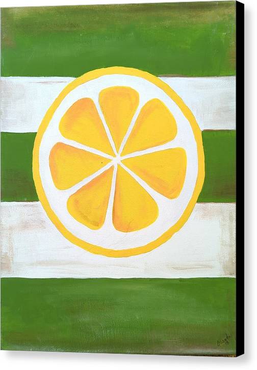 Lemon Slice - Canvas Print