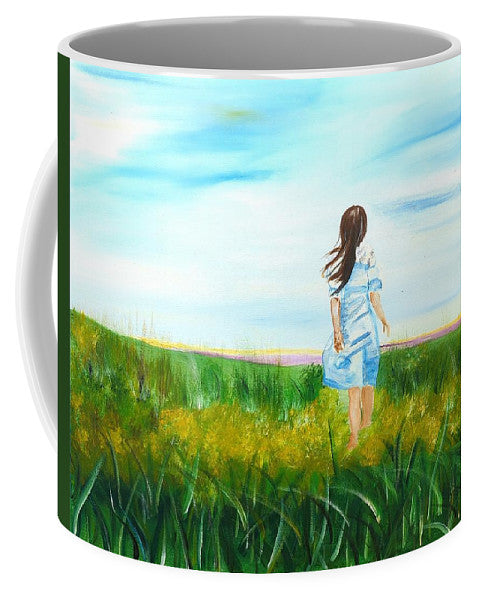 Little girl in the Field - Mug