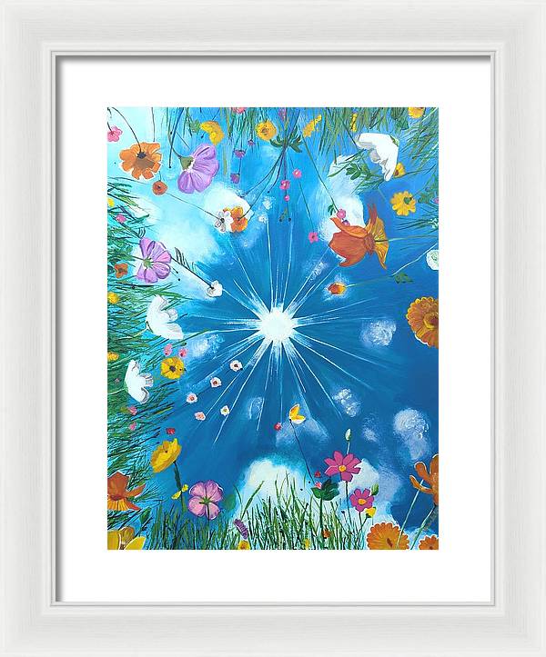 Looking Up - Framed Print