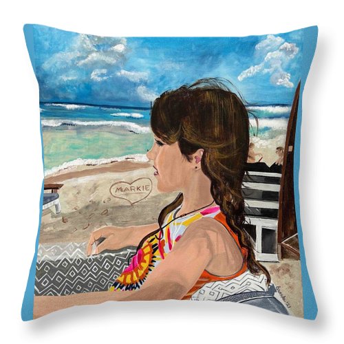 Markie - Throw Pillow