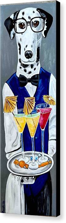 Otto the Bartender - Canvas Print