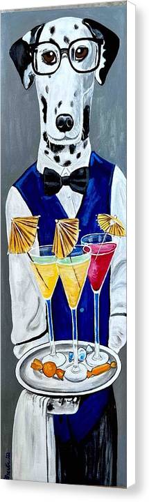 Otto the Bartender - Canvas Print