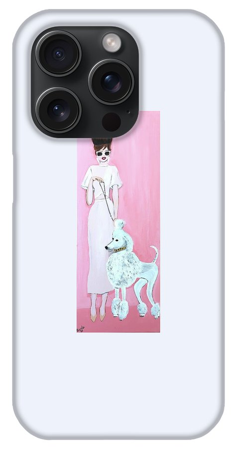 Pretty Poodle Dog - Phone Case