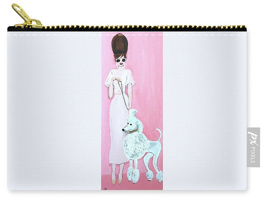 Pretty Poodle Dog - Zip Pouch