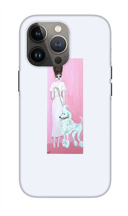 Pretty Poodle Dog - Phone Case