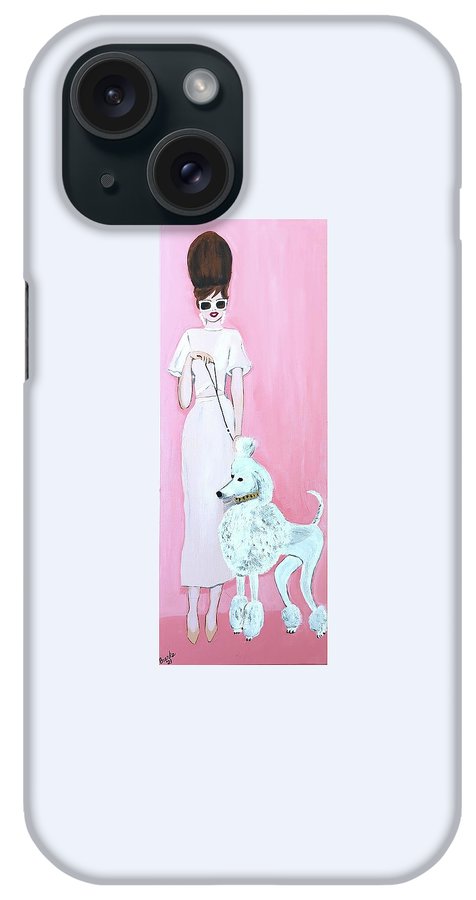 Pretty Poodle Dog - Phone Case
