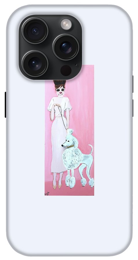 Pretty Poodle Dog - Phone Case
