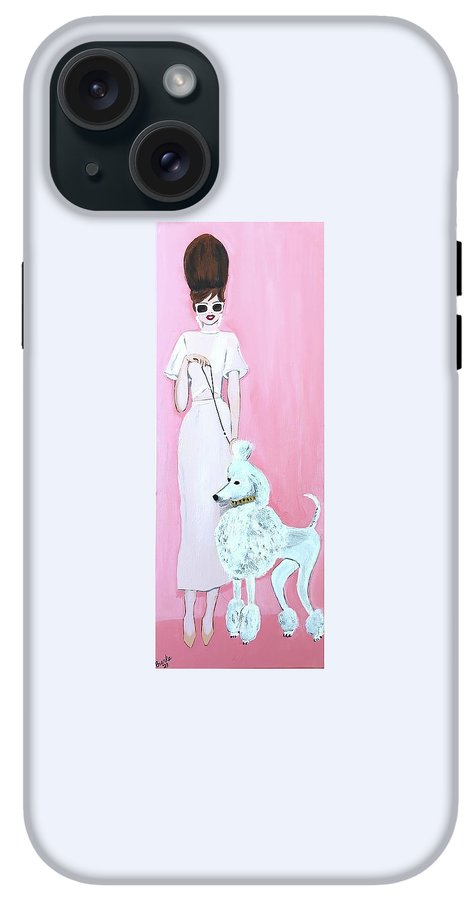 Pretty Poodle Dog - Phone Case