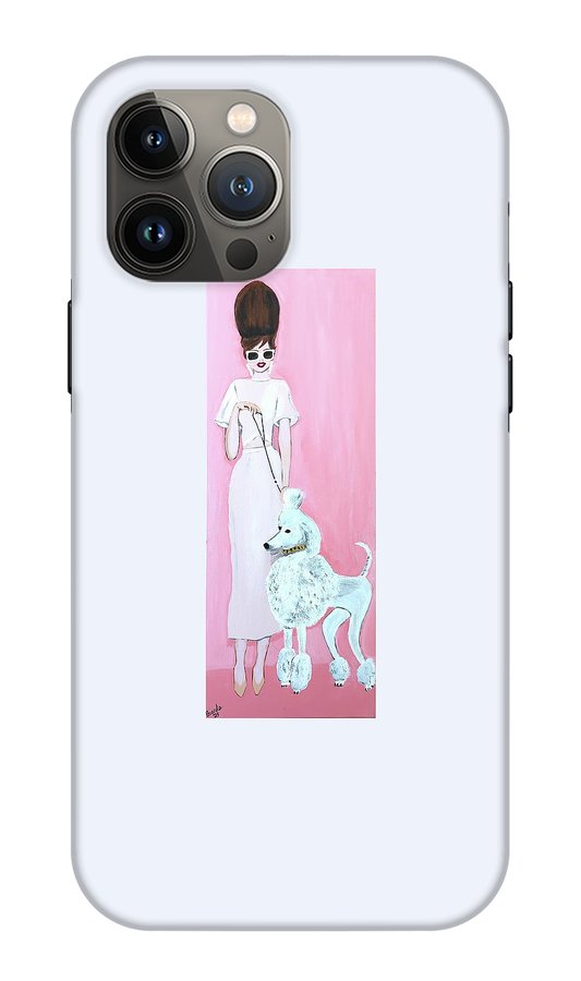 Pretty Poodle Dog - Phone Case
