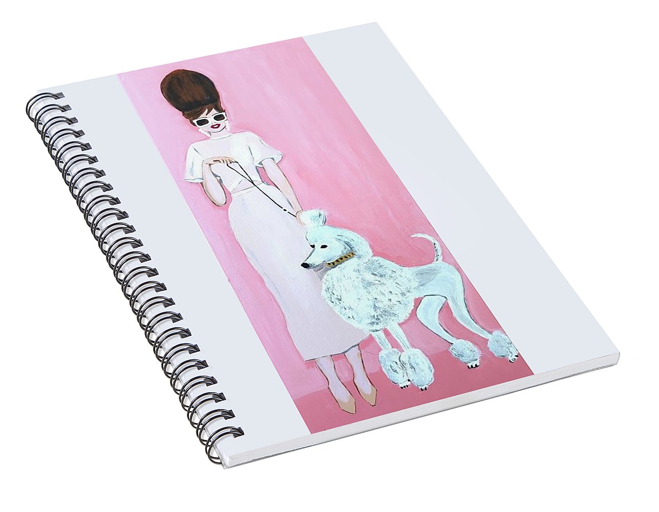 Pretty Poodle Dog - Spiral Notebook