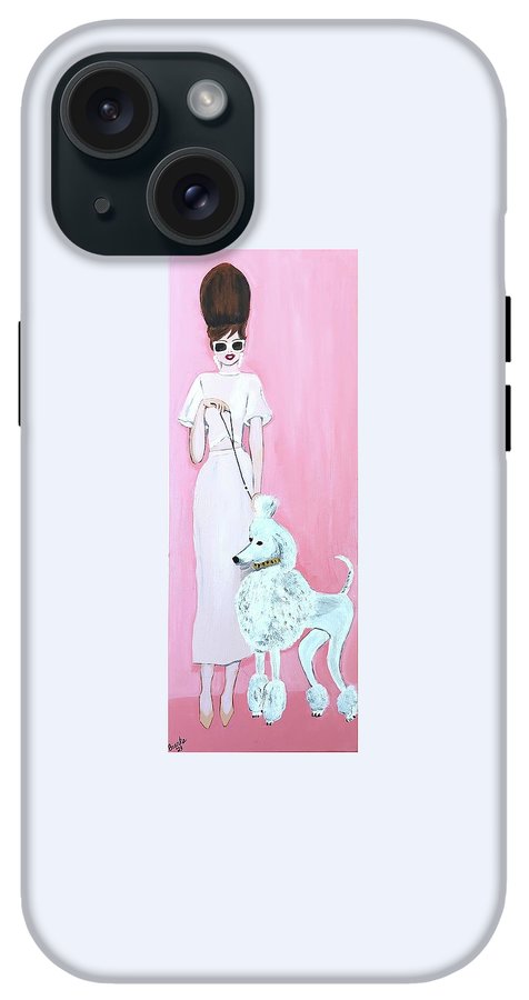 Pretty Poodle Dog - Phone Case