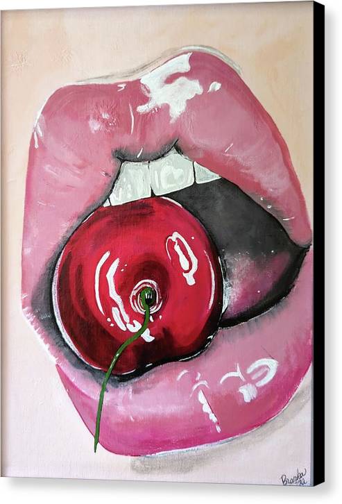Realism Mouth - Canvas Print