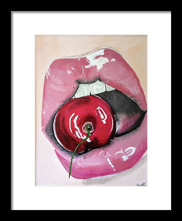 Realism Mouth - Framed Print