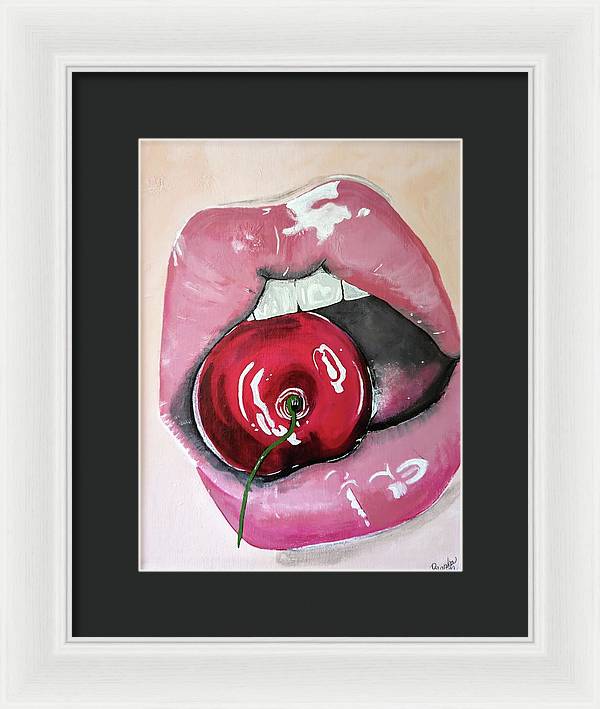 Realism Mouth - Framed Print