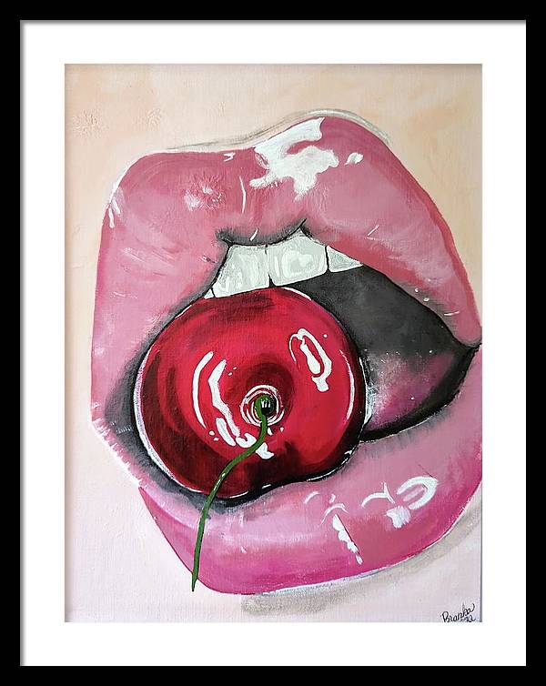 Realism Mouth - Framed Print