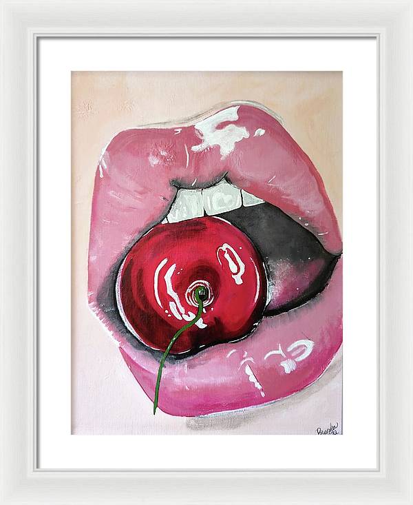 Realism Mouth - Framed Print