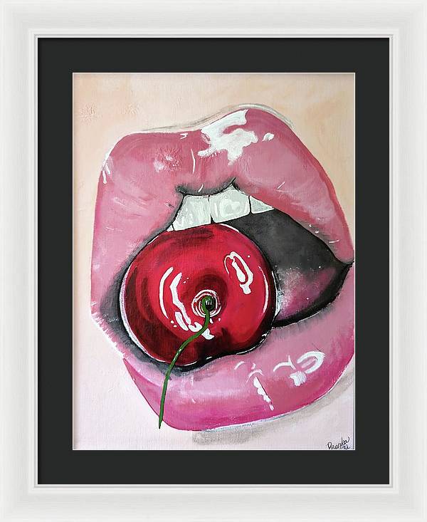 Realism Mouth - Framed Print