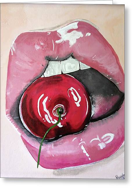 Realism Mouth - Greeting Card