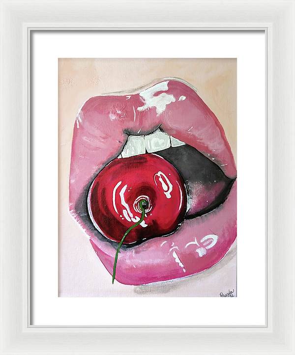 Realism Mouth - Framed Print