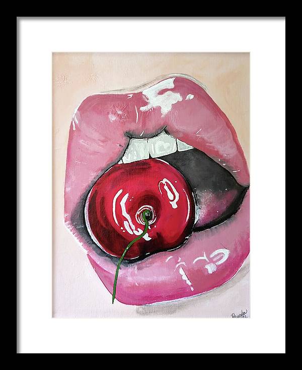 Realism Mouth - Framed Print