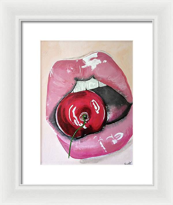 Realism Mouth - Framed Print