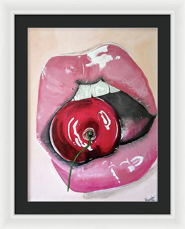 Realism Mouth - Framed Print
