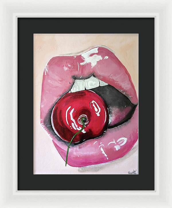 Realism Mouth - Framed Print
