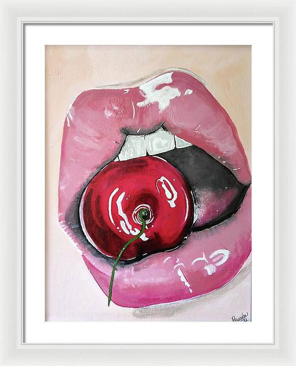 Realism Mouth - Framed Print
