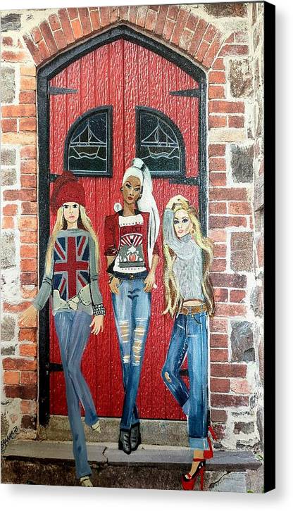Photoshoot Girls - Canvas Print